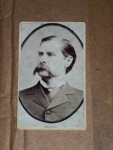 WYATT EARP CDV PHOTO