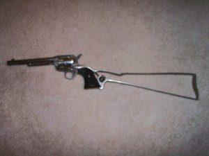 COLT SINGLE ACTION WITH SKELTON STOCK