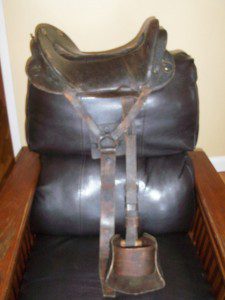 1870's INDIAN WARS SADDLE.