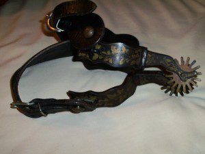 VINTAGE GAL-LEG SPURS.