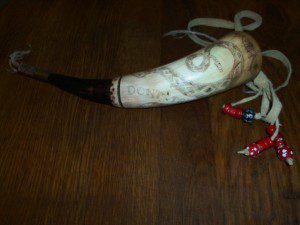 DON'T TREAD ON ME POWDER HORN.