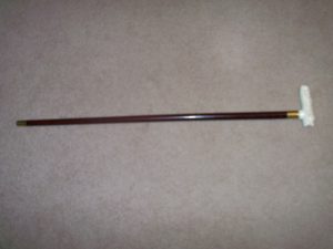 IVORY HANDLE CANE.