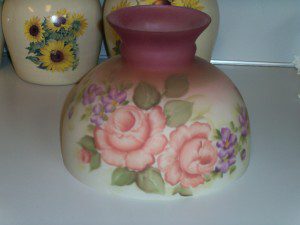 KINCADE PAINTED GLASS SHADE