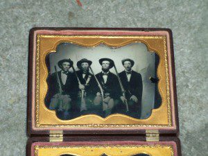 JESSE & FRANK JAMES AMBROTYPE PHOTO