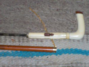 IVORY HANDLE SWORD CANE