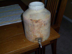 101 RANCH WATER JUG MILLER BRO'S
