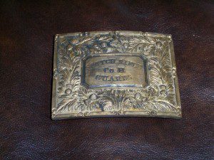 SCOTCH RIFLE CO.H GUARDS BUCKLE