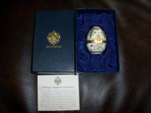 FABERGE HAND PAINTED EGG