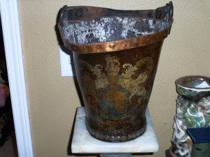 1800's ENGLISH FIREMANS BUCKET