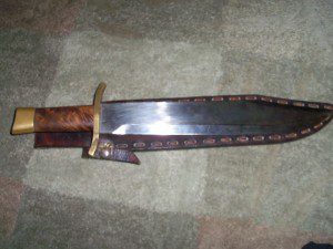 MARK MARROWS BOWIE KNIFE