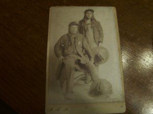 INDIAN PHOTO WEARING BADGE