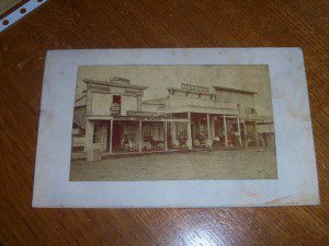 OLD WEST TOWN SCENE LIQUOR DEALER DRUG STORE