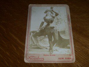 AGUES EVANS CABINET CARD PHOTO