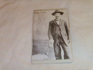 OUTLAW TOM JONES CDV PHOTO