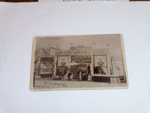 CDV PHOTO JESSE JAMES SHOW