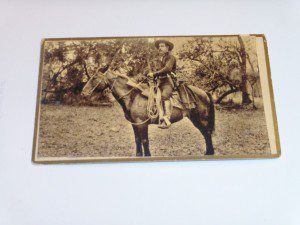 IRA ATEN TEXAS RANGER CDV PHOTO