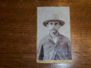 FRED DODGE OUTLAW CDV PHOTO