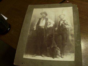 BUCK NAIL CABINET CARD PHOTO