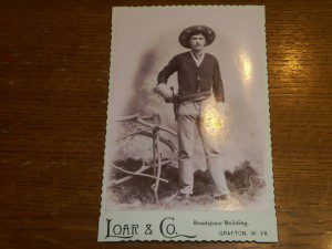 CABINET CARD WILD WEST PERFORMER