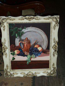 ANTIQUE FRUIT PAINTING