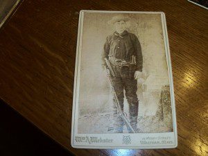 COWBOY LARGE BOWIE KNIFE PHOTO