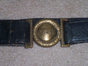 1800's POLICE BELT BUCKLE