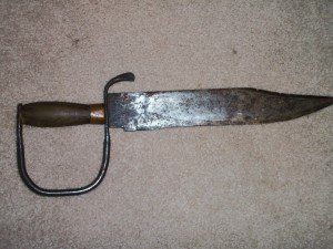 CONFEDERATE D-GUARD BOWIE KNIFE