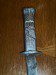VINTAGE SIDE KNIFE ELK HEAD.