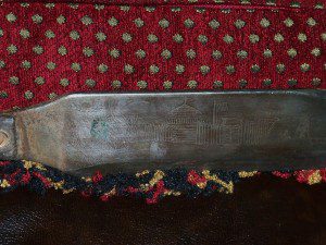 INDIAN ENGRAVED KNIFE.