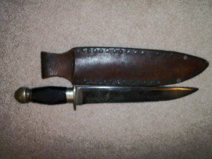 ARKANSAS TOOTHPICK BOWIE KNIFE.