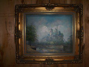 ANTIQUE OIL PAINTING.