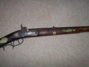 1850 cap & ball rifle.