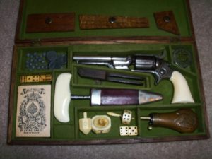 CASED COLT ROOT GAMBLERS GUN.