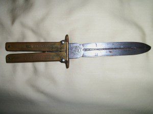 NAZI SS PARTROOPER KNIFE.