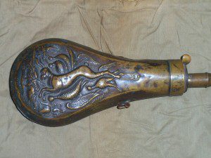 POWDER HORN DOG & PHEASANT