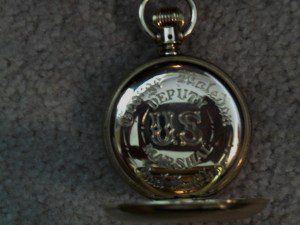 U.S DEPUTY MARSHALL GOLD WATCH.