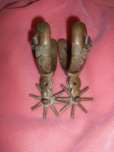 ANTIQUE MEXICAN SPURS.