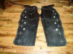 Visalia Saddle Co. S.F. Batwing Chaps.