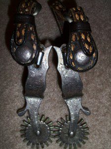 BOHLIN ENGRAVED SPURS.