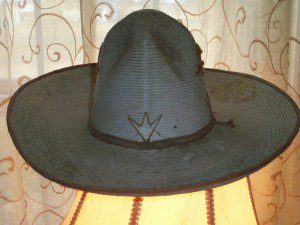 ANTIQUE SOMBRERO HAT.