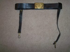 INDIAN WAR SWORD HANGER BELT.