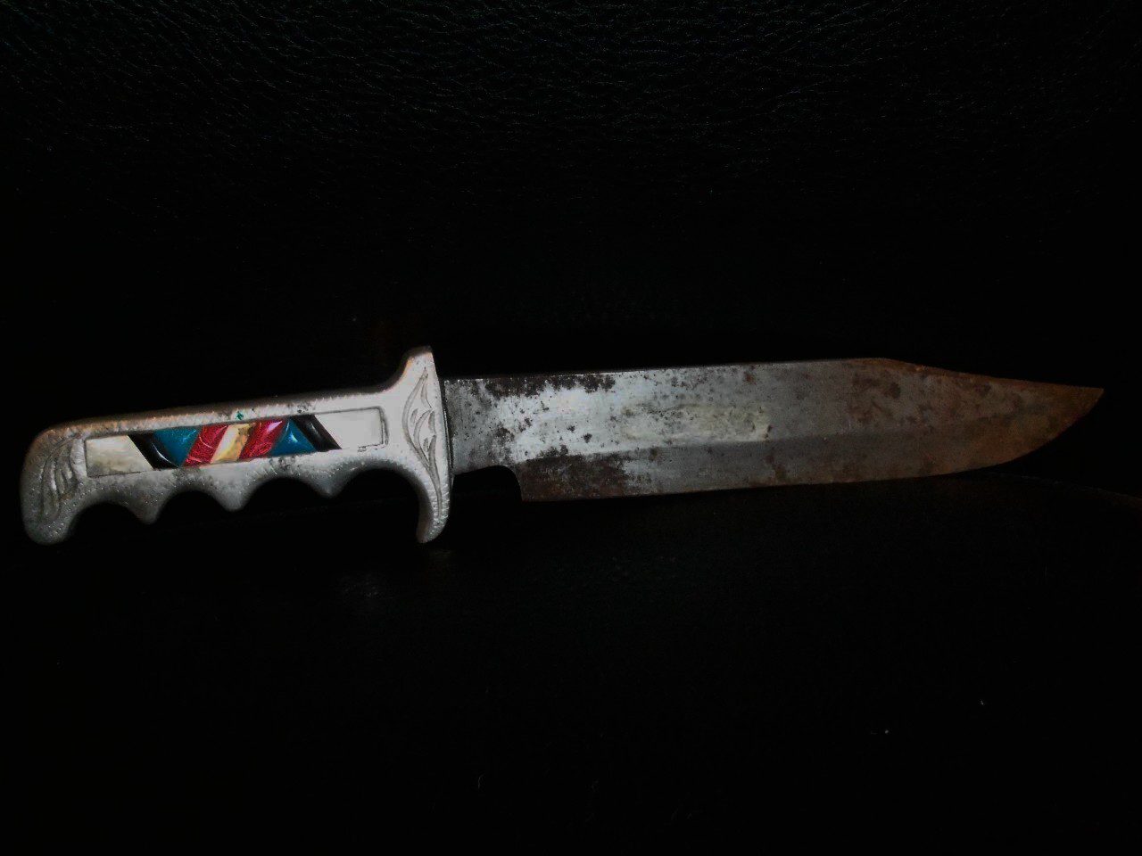 Mexico 12.5'' Aluminum Snake Handle Bowie Knife -  Hong Kong