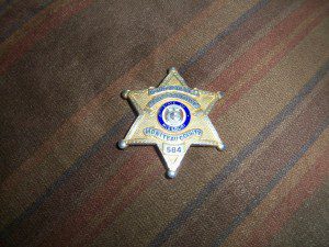 GOLD SHERIFF BADGE