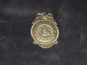 GOLD PLATED SPECIAL OFFICER BADGE