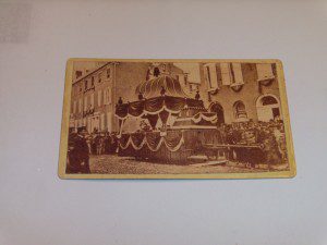 ABRAHAM LINCOLN FUNERAL TRAIN CDV PHOTO