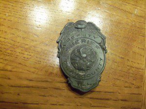 CLAY COUNTY DEPUTY MARSHAL BADGE 1880'S CIRCA