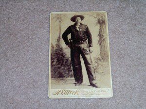 CABINET CARD PHOTO COWBOY