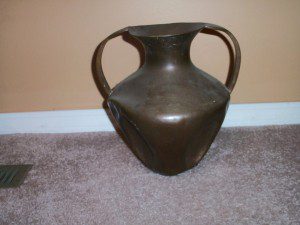 COPPER TWO HANDLE PITCHER