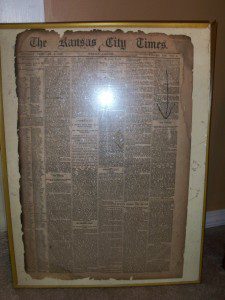 COLE YOUNGER NEWSPAPER