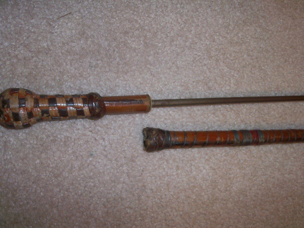 SWAGGER STICK CANE S&H Civil War Antiques
